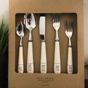 Rae Dunn cutlery set